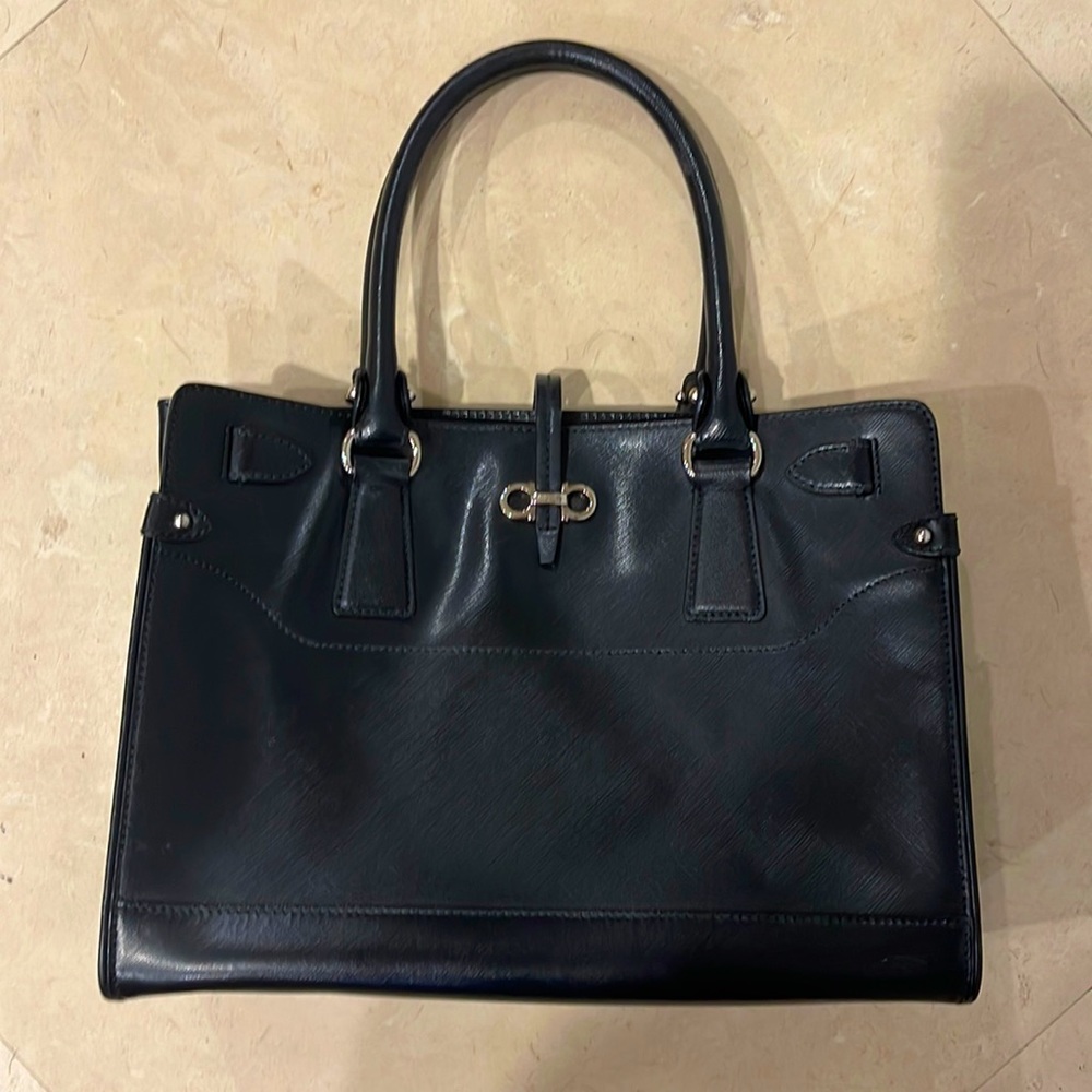 Classic Authentic Ferragamo Tote Bag, perfect for any occasion!